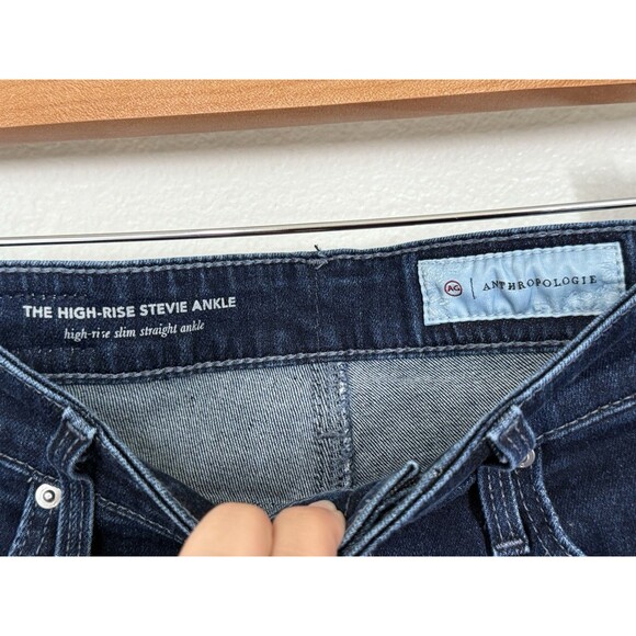 Adriano Goldschmied AG Anthropologie HR Stevie Ankle Slim Straight‎ Jeans 26 R - Picture 7 of 15